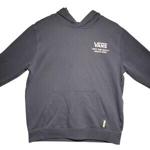Van's Off The Wall Sz. Youth XL Unisex Hoodie Navy Blue 90's Casual Skate